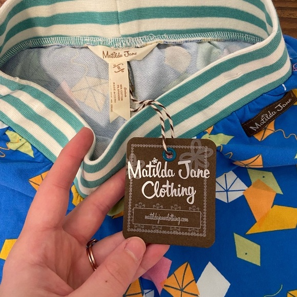 NWT | Matilda Jane clothing girl’s kite patterned shorts‎ — size 8 - Picture 5 of 5